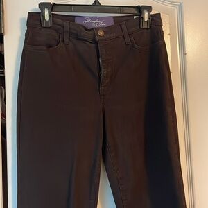 Not Your Daughter’s Jeans (NYDJ) women’s size 4 dark brown straight jeans